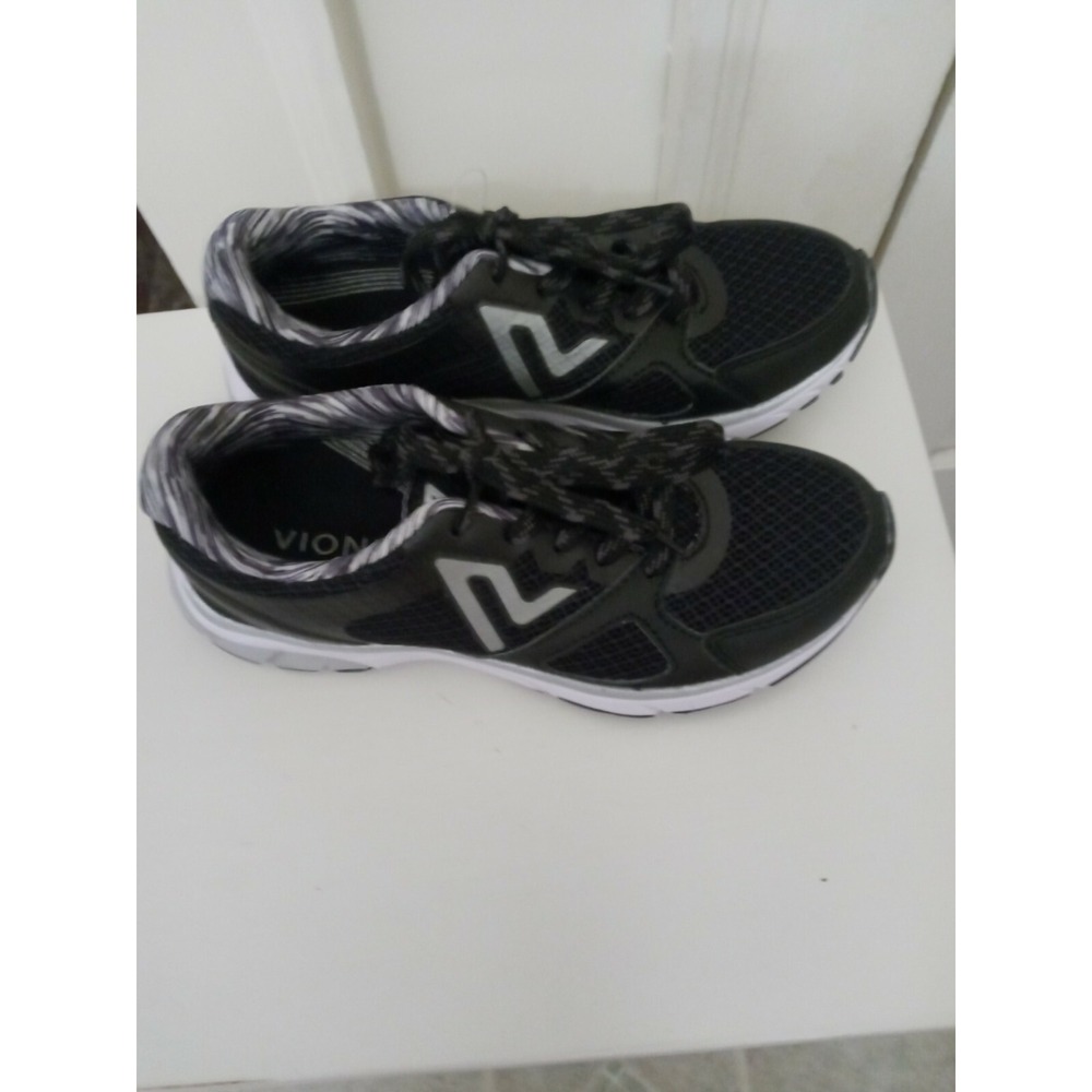 Vionic Womens Drift Satima Black€Grey Walking Shoes Size 5 NIB 335SATIMA/9154